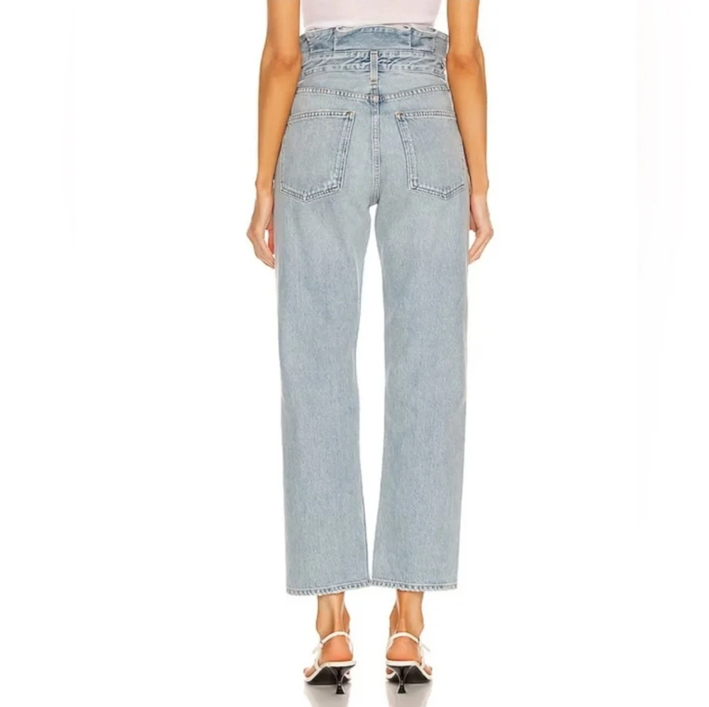 AGOLDE Lettuce Waistband Reworked High Rise Fitted 90s Jean Womens 26 - Picture 3 of 7